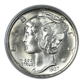1937-S Mercury Dime 10C PCGS MS66 OGH