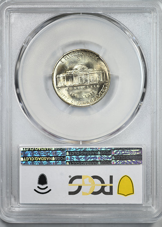 1943-S Jefferson War Nickel 5C PCGS MS66FS - Full Steps