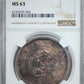 M38 (1905) Japan Silver Yen NGC MS63 - TONED!