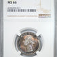 1954 Washington Quarter 25C NGC MS66 - TONED!