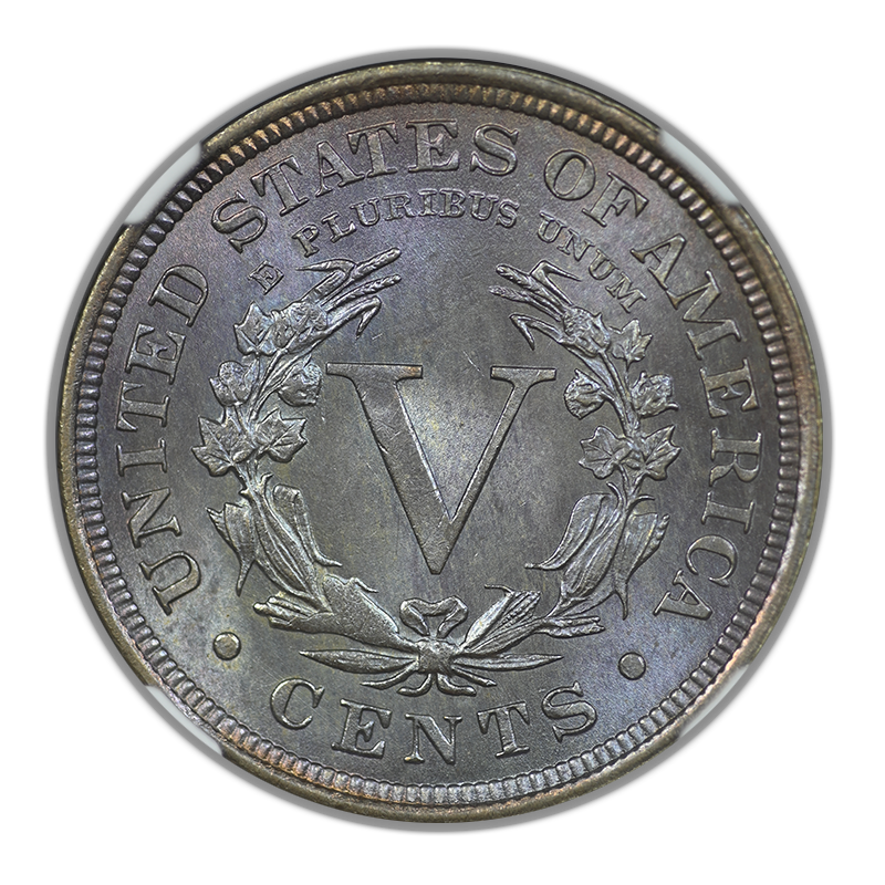 1899 Liberty V-Nickel 5C NGC MS65