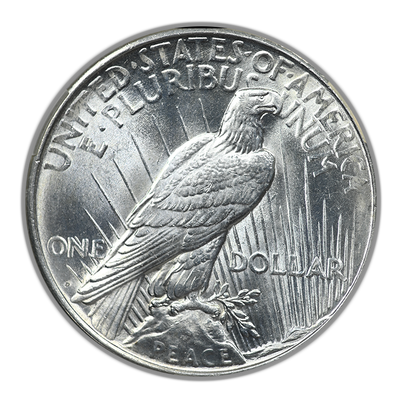 1926-D Peace Dollar $1 CAC MS63