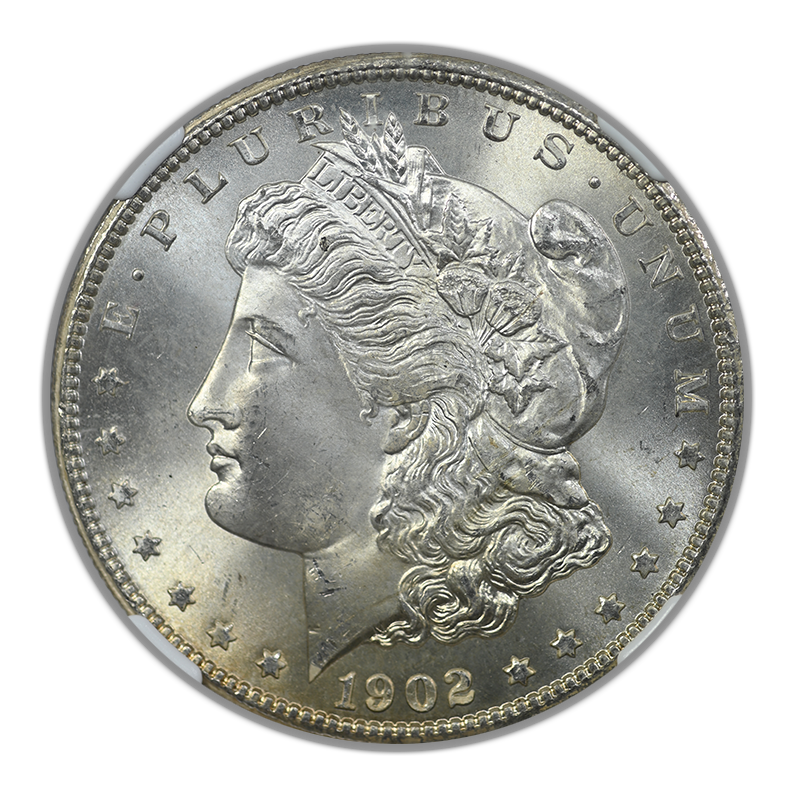 1902-O Morgan Dollar $1 NGC MS65+
