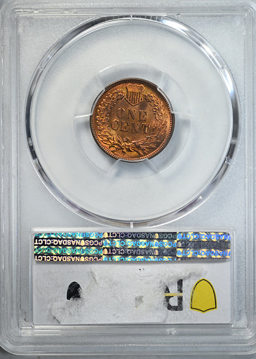 1897 Indian Head Cent 1C PCGS MS64RB Reverse Slab