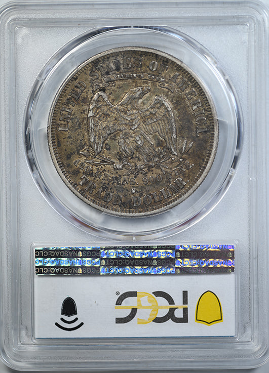 1878-S Trade Dollar T$1 PCGS XF45 CAC Reverse Slab