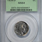 1934-D Buffalo Nickel 5C PCGS MS64 OGH Obverse Slab