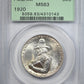 1920 Pilgrim Classic Commemorative Half Dollar 50C PCGS MS63 OGH
