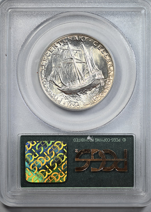 1920 Pilgrim Classic Commemorative Half Dollar 50C PCGS MS63 OGH