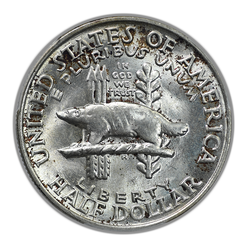 1936 Wisconsin Classic Commemorative Half Dollar 50C PCGS MS67