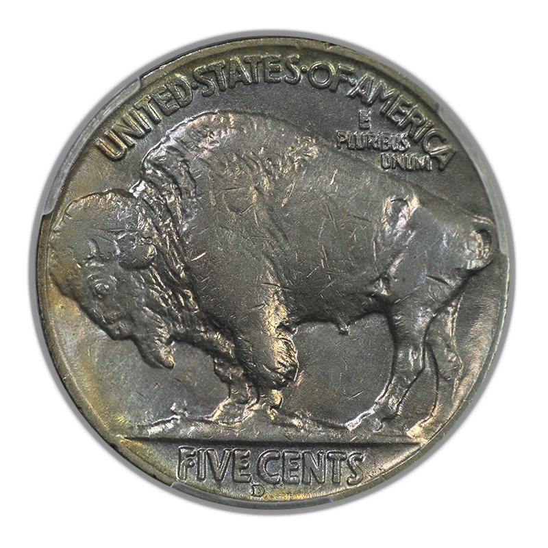 1934-D Buffalo Nickel 5C PCGS AU53 - TONED!