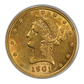1901 Liberty Head Gold Eagle $10 PCGS XF40 OGH Obverse