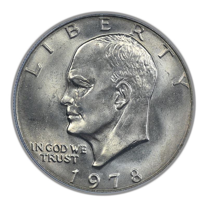 1978 Clad Eisenhower Ike Dollar $1 PCGS MS65 CAC OGH