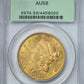 1875-CC Liberty Head Gold Double Eagle $20 PCGS AU58 OGH