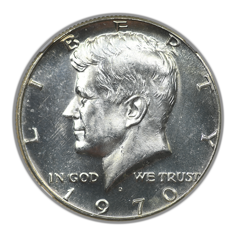 1970-D Kennedy Half Dollar 50C NGC MS64PL - Prooflike