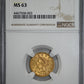 1902 Liberty Head Gold Quarter Eagle $2.50 NGC MS63