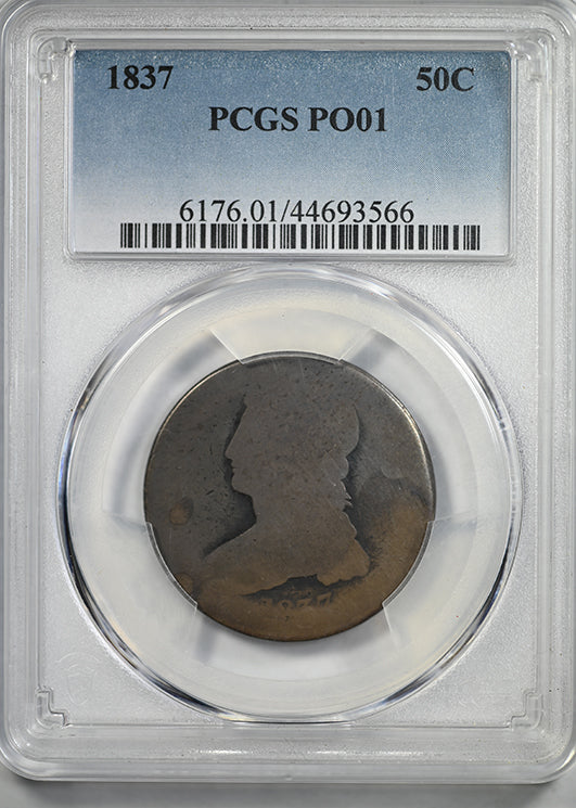 1837 Capped Bust Half Dollar 50C PCGS PO01 - Lowball