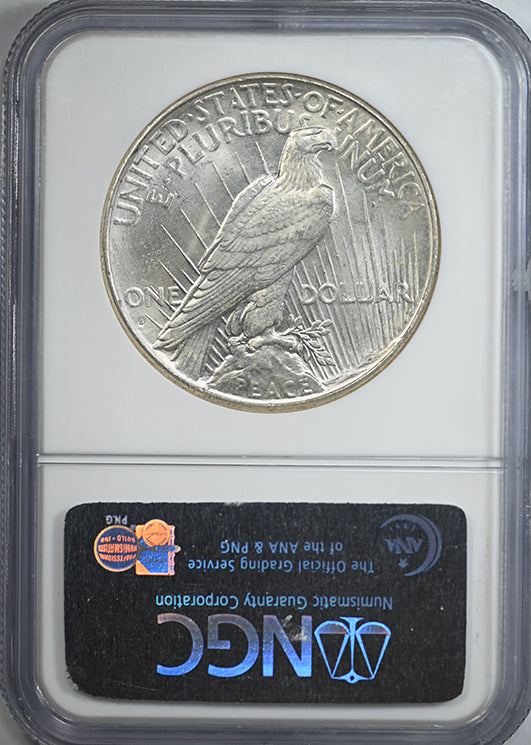 1927-S Peace Dollar $1 NGC MS64