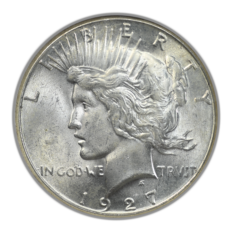 1927-S Peace Dollar $1 NGC MS64