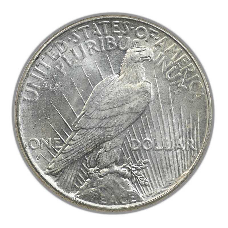 1927-S Peace Dollar $1 NGC MS64