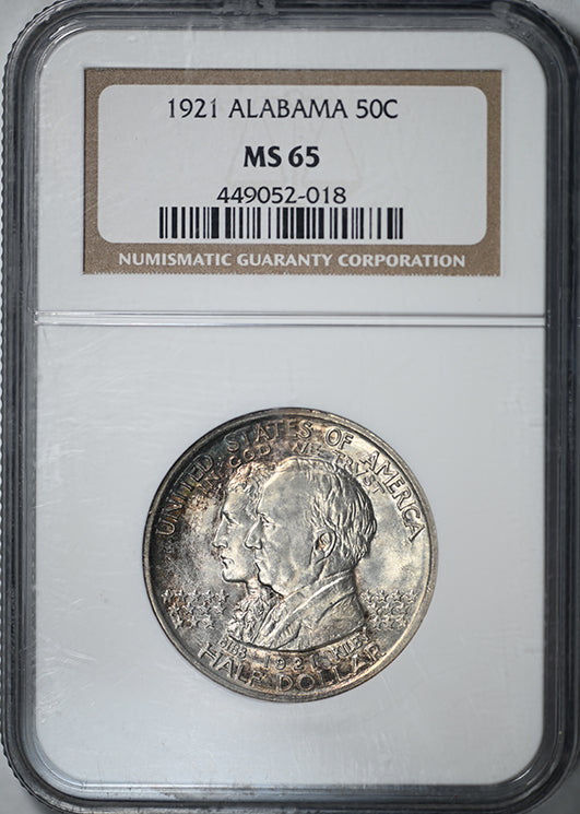1921 Alabama Classic Commemorative Half Dollar 50C NGC MS65