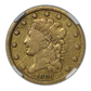 1836 Classic Head Gold Half Eagle $5 NGC F15