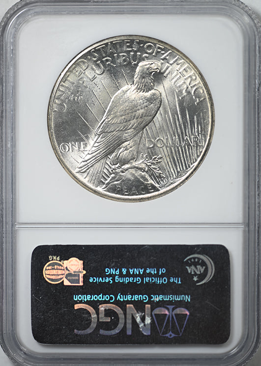 1925 Peace Dollar $1 NGC MS67