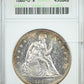 1860-O Liberty Seated Dollar $1 ANACS Soapbox MS61PL - Prooflike