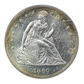 1860-O Liberty Seated Dollar $1 ANACS Soapbox MS61PL - Prooflike