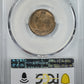1860 Indian Head Cent 1C PCGS MS65 Reverse Slab