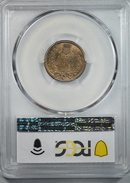 1860 Indian Head Cent 1C PCGS MS65 Reverse Slab