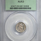 1851 Liberty Seated Half Dime H10C PCGS AU53 OGH