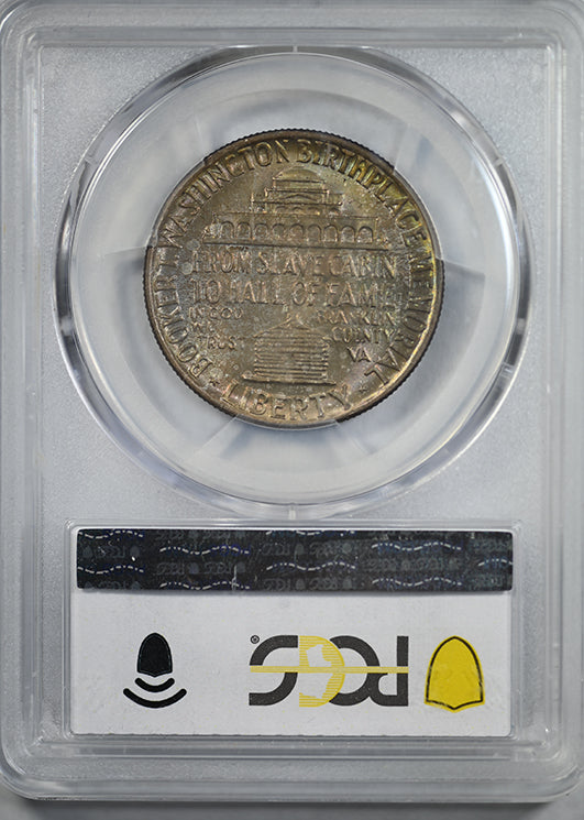 1946 Booker T. Washington Classic Commemorative Half Dollar 50C PCGS MS67 - TONED!