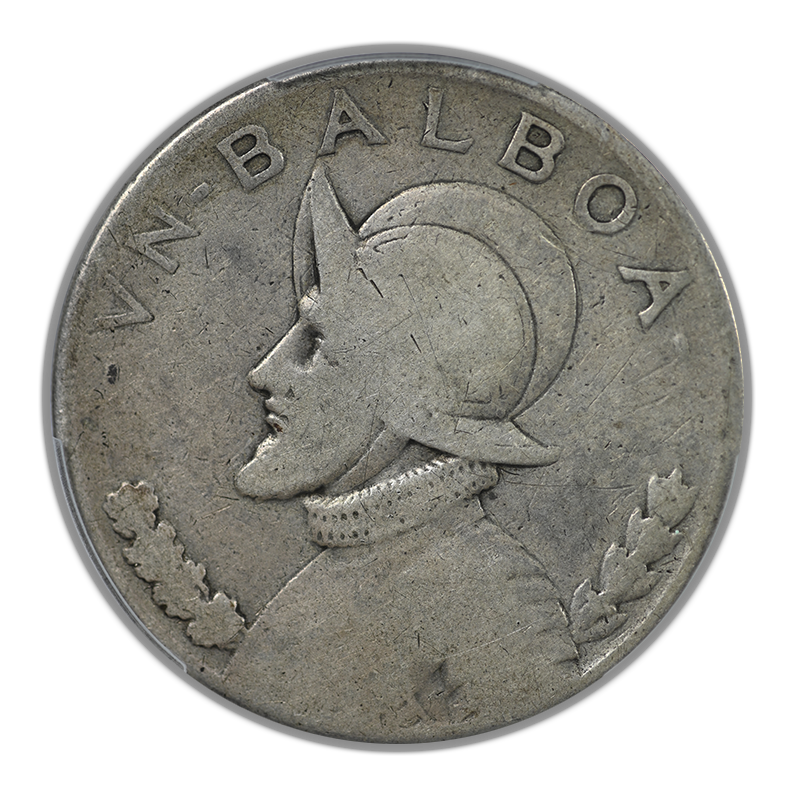 1934 Panama Balboa PCGS G04 - Lowball