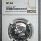 1967 SMS Kennedy Half Dollar 50C NGC MS68 - Special Mint Set