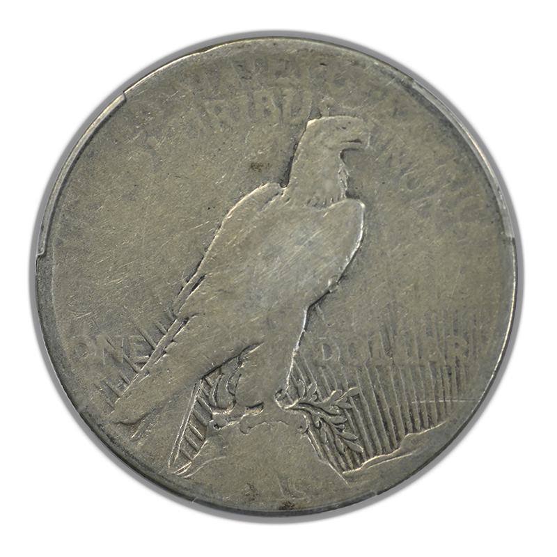 1921 Peace Dollar $1 PCGS G04 Reverse