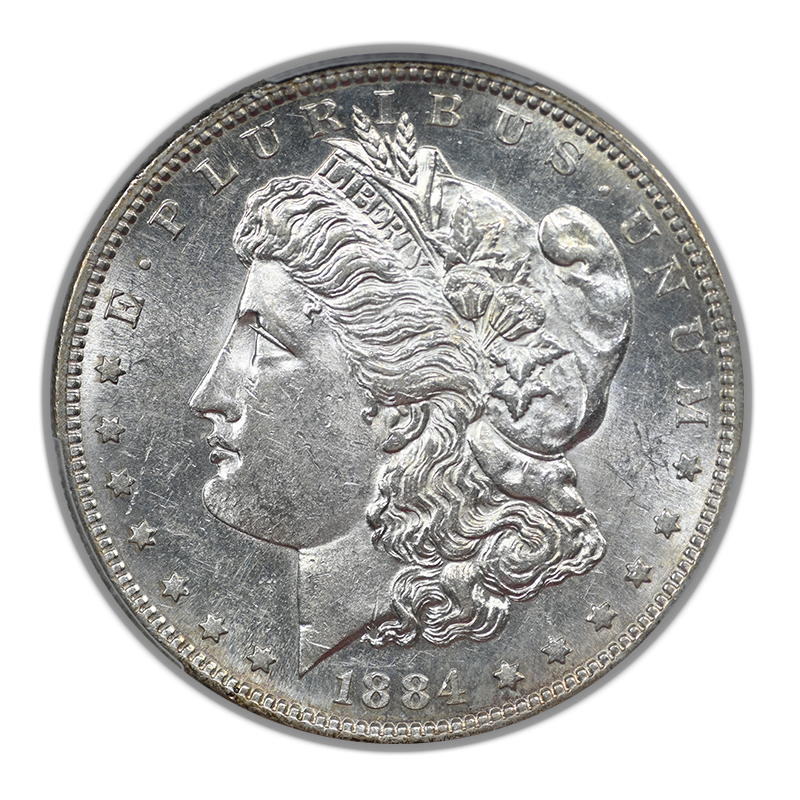 1884-S Morgan Dollar $1 PCGS AU58