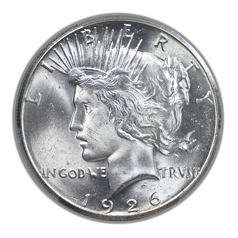 1926 Peace Dollar $1 PCGS MS64 CAC