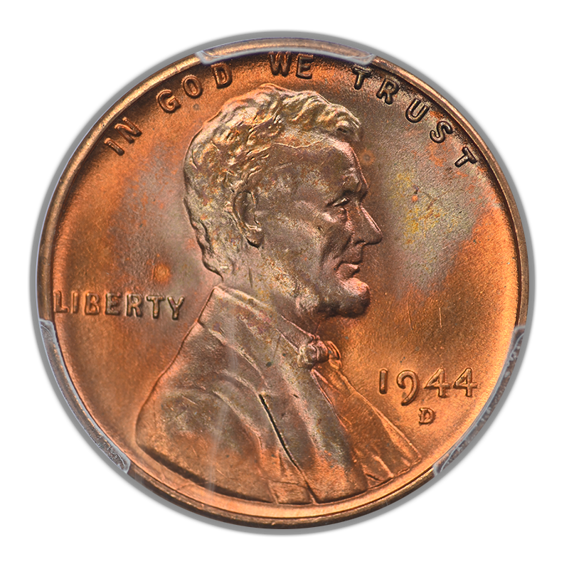 1944-D Lincoln Wheat Cent 1C PCGS MS65RD OMM FS-512