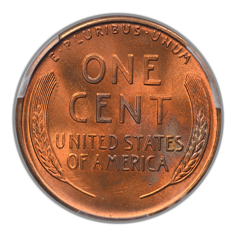 1944-D Lincoln Wheat Cent 1C PCGS MS65RD OMM FS-512