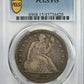 1872 Liberty Seated Dollar $1 PCGS F15 Obverse Slab