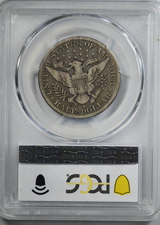 1892-S Barber Half Dollar 50C PCGS F12