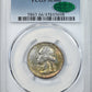 1957-D Washington Quarter 25C PCGS MS66 CAC - TONED!