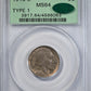 1913-S Type 1 Buffalo Nickel 5C PCGS MS64 CAC OGH Obverse Slab