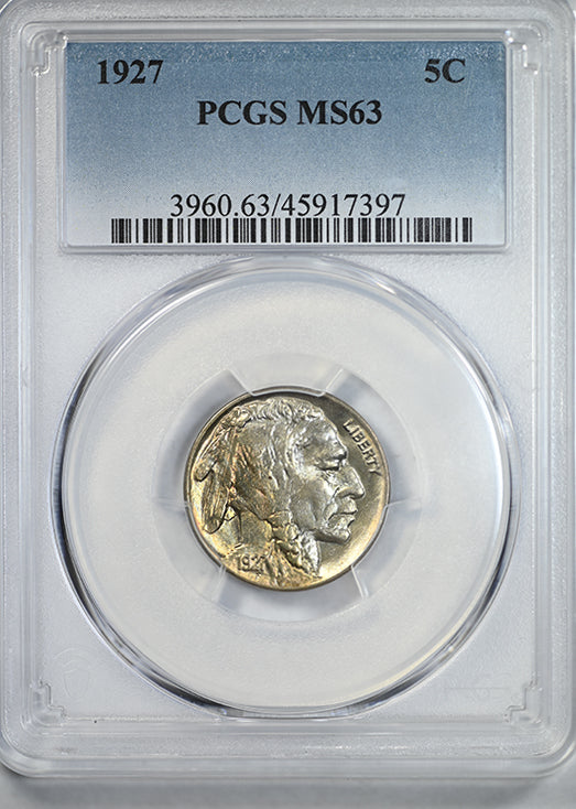 1927 Buffalo Nickel 5C PCGS MS63