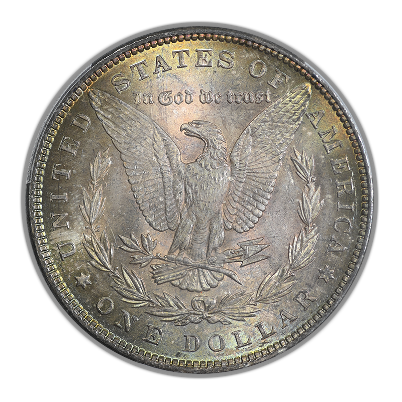 1885 Morgan Dollar $1 PCGS MS65 - TONED!