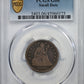 1842-O Liberty Seated Quarter 25C PCGS G06 - Small Date Obverse Slab