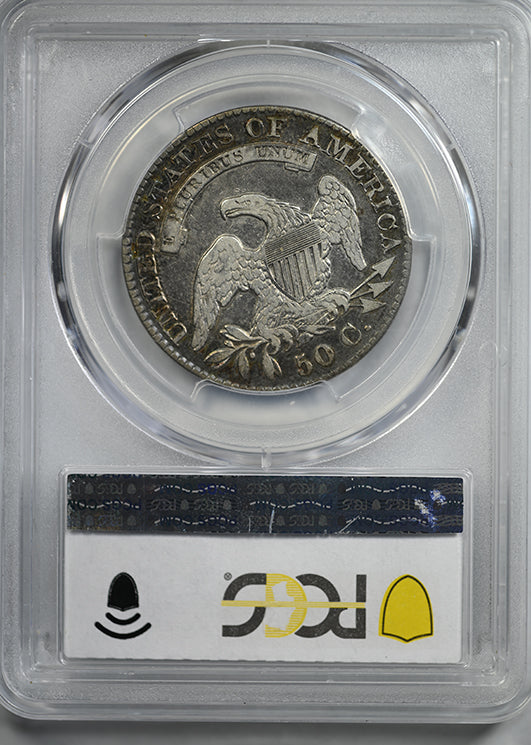 1829 Capped Bust Half Dollar 50C PCGS F15