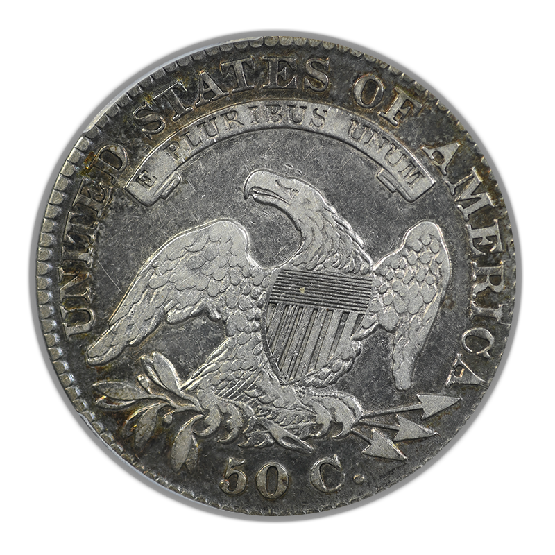 1829 Capped Bust Half Dollar 50C PCGS F15