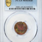 1963 Lincoln Memorial Cent 1C PCGS MS65RB - RAINBOW TONED! Obverse Slab