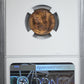 1909 VDB Lincoln Wheat Cent 1C NGC MS65RB - TONED!